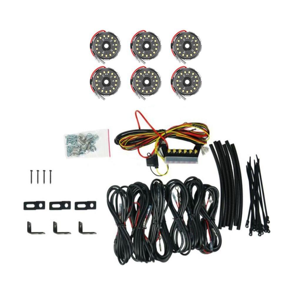 Cyclone V2 LED 6-Light Rock Light Kit | KC HiLites