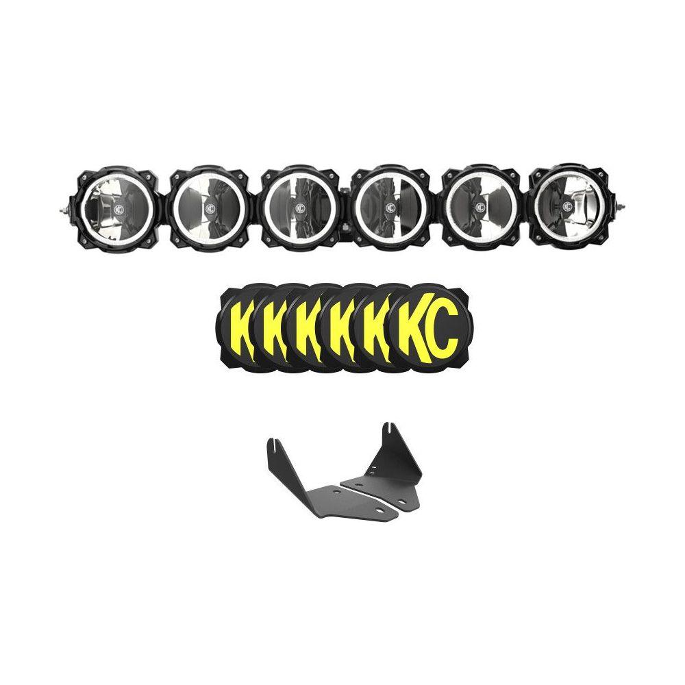 Polaris RZR Pro XP / Turbo R 39" Pro 6 Gravity LED Light Bar System | KC HiLites