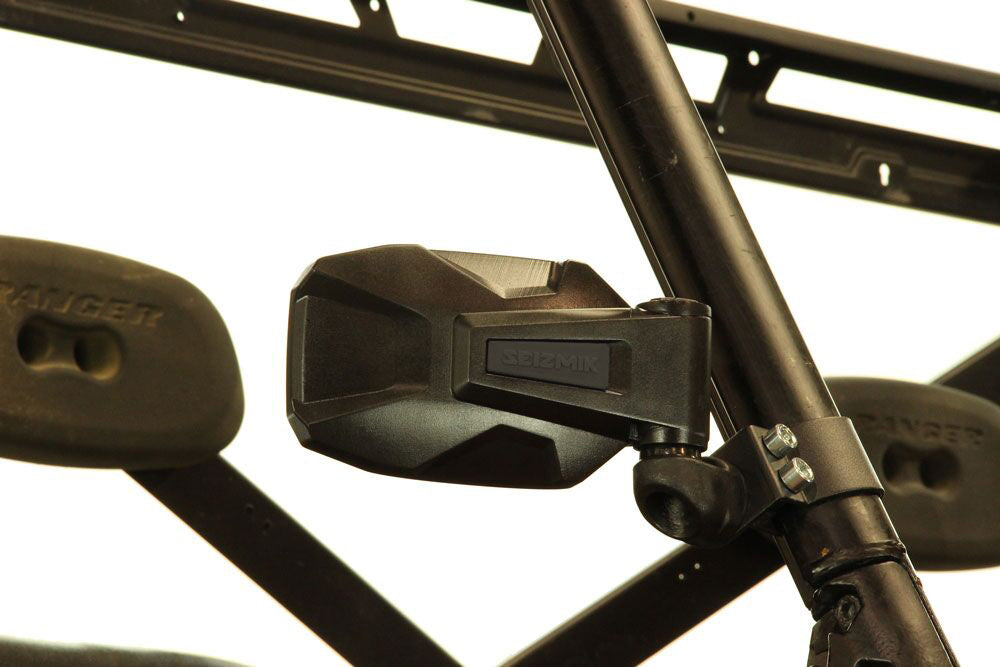 SEIZMIK Strike Side Mirror Pair with Adaptive Rotation and Wide Field of View for Off-Road Vehicles