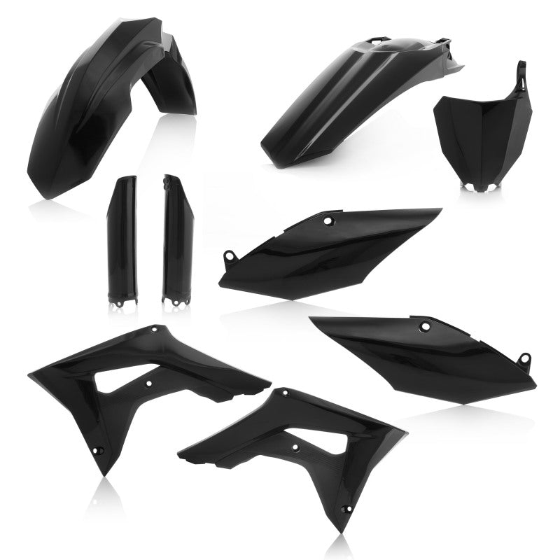 Acerbis Full Plastic Kit for Honda CRF250R and CRF450R (2017-2018) - Black