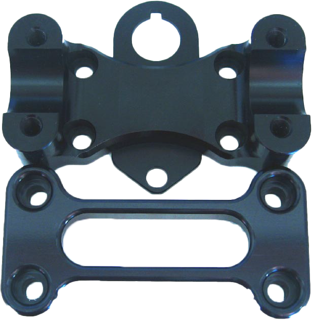 MODQUAD PHAT1-BBLK 1 1/8 inch Handlebar Adapter for Yamaha Banshee with All Stock Stems