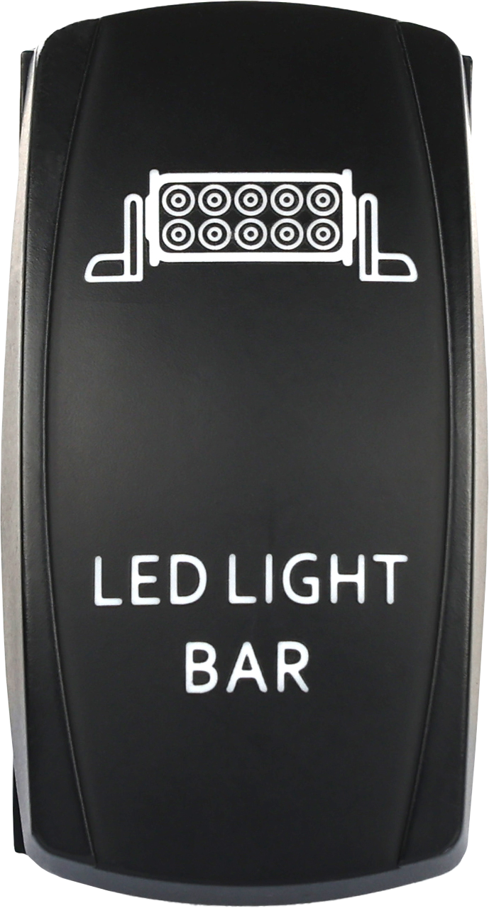Open Trail SM106-007 Light Bar LED Switch Pro Backlit for Jeep Wrangler, Toyota Tacoma, Ford F-150