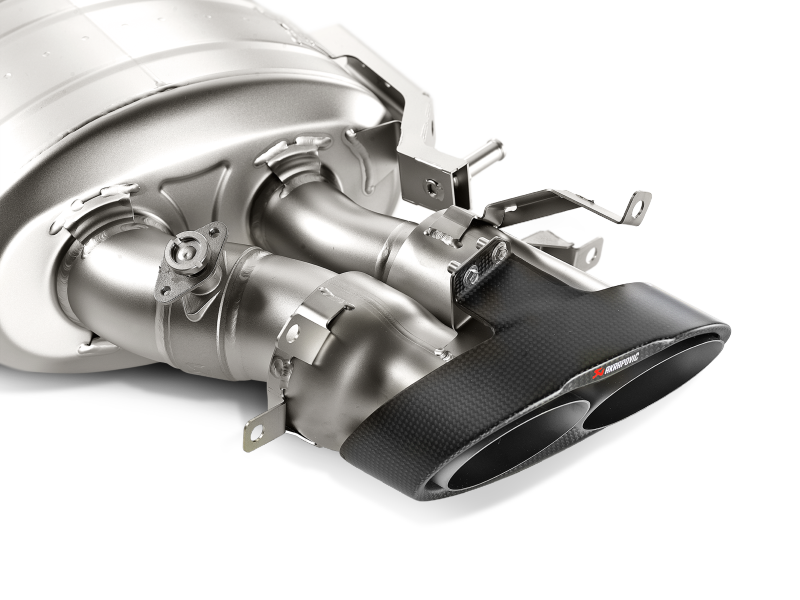 Akrapovic Evolution Line Cat Back Exhaust System for 2014-2017 Audi RS7 Sportback with Titanium Construction and Carbon Tips