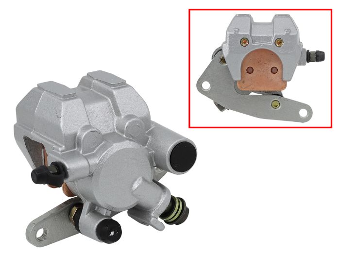 BRONCO BRAKE CALIPER, FRONT LEFT WITH BRAKE PADS