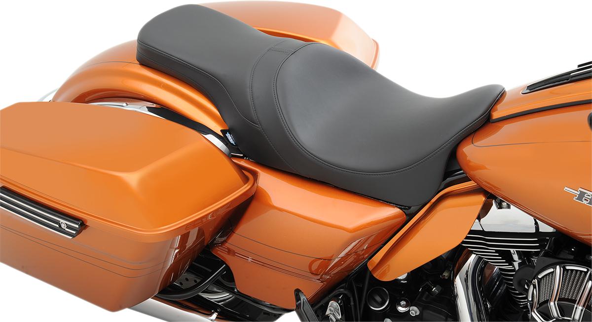 Drag Specialties Seats Forward Positioned Predator 2-Up Seat for Harley FL 2008-2023 | Part No. 0801-1263