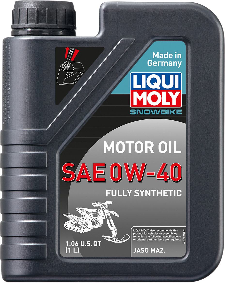 LIQUI MOLY Snowbike Synthetic Oil - 0W-40 - 1L 20356
