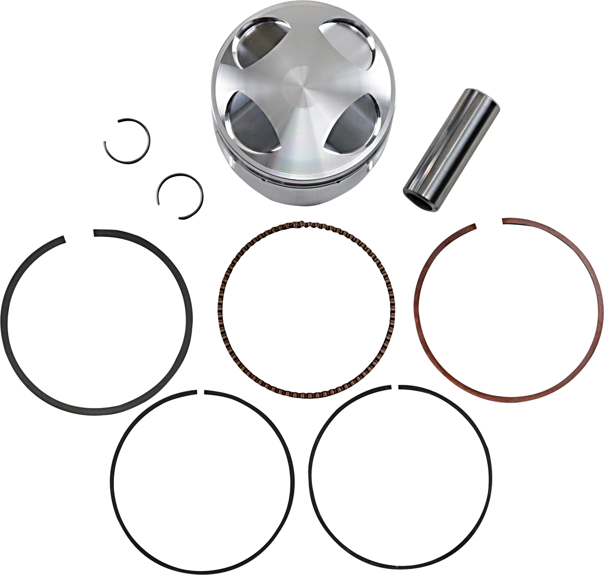 JE PISTONS Piston Kit - 87.00 mm - 10.8:1 CR - Honda 133889