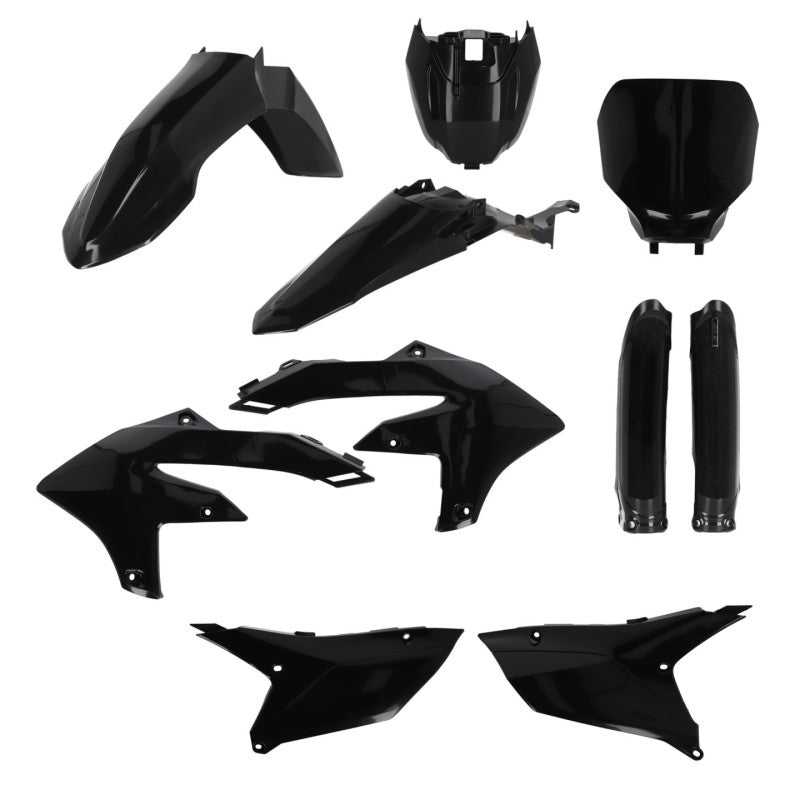 Acerbis 2024 Yamaha YZ250F/ 2023-2024 YZ450F/FX Full Plastic Kit with Tank Cover - Black