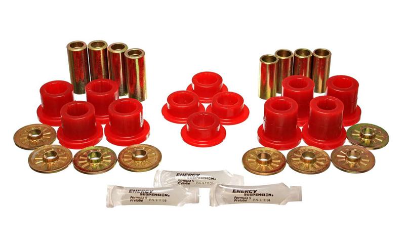 Energy Suspension 5.3125R Red Front Control Arm Bushing Set for Dodge Viper (1992-1998)