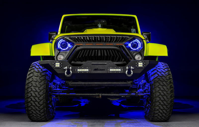 ORACLE Lighting 0718 Jeep Wrangler JK Oculus 7in ColorSHIFT Bi-LED Projector Headlights