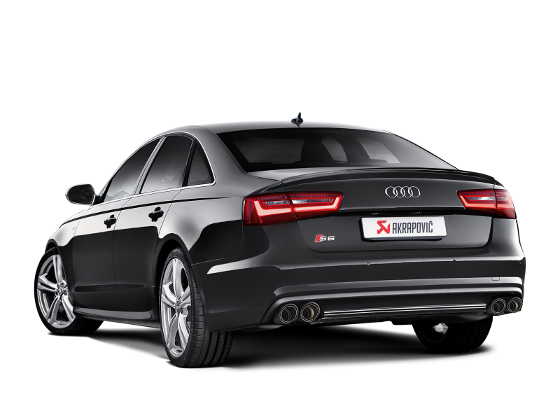 Akrapovic Evolution Line Cat Back Exhaust System for 2013-2017 Audi S6 Avant & Limousine with Titanium & Carbon Tips - Part S-AU/TI/6H