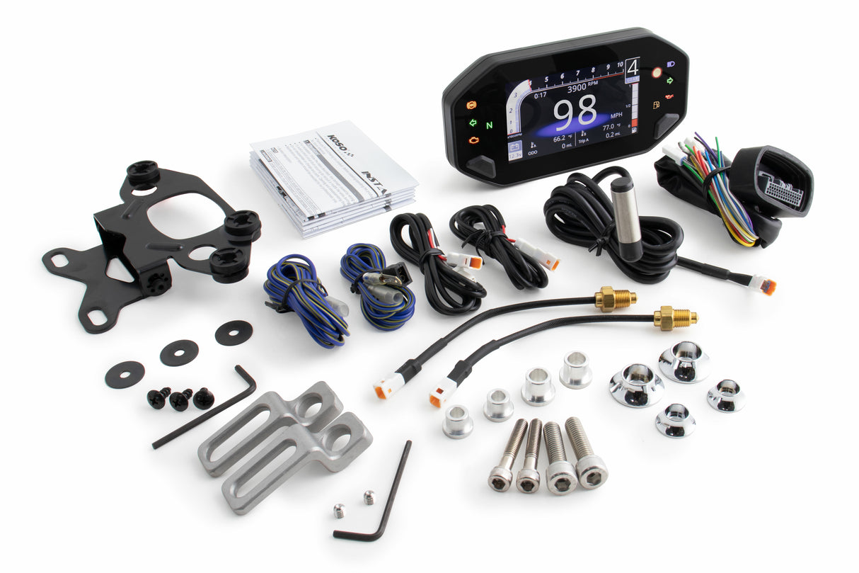 KOSO RX-4 Universal TFT Digital Meter for Yamaha MT-07, MT-09, XRS 700 & XRS 900