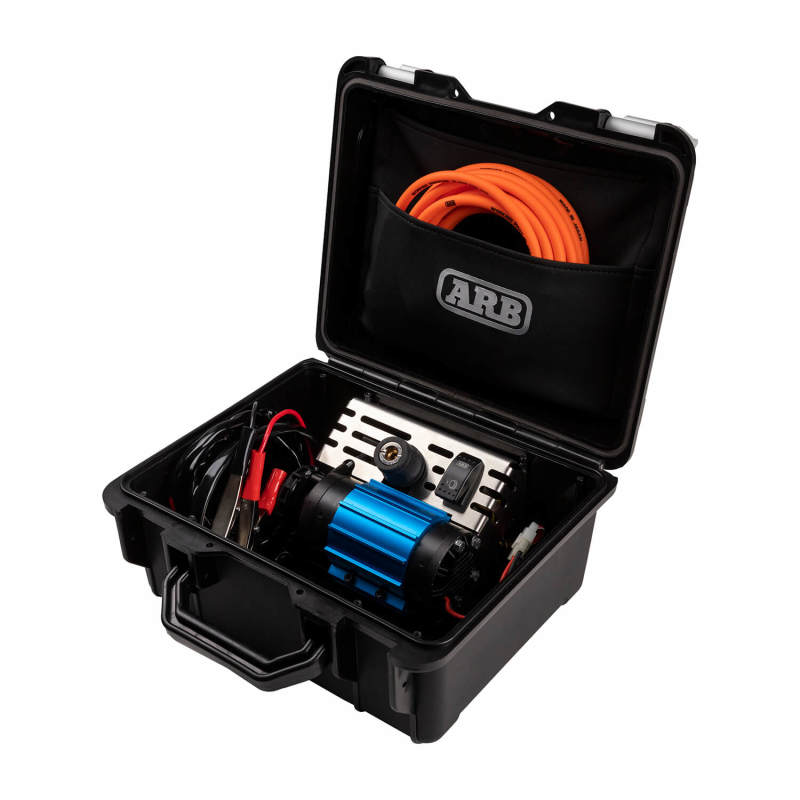 ARB Portable 12V Single Motor Air Compressor with Carrying Case and Accessories