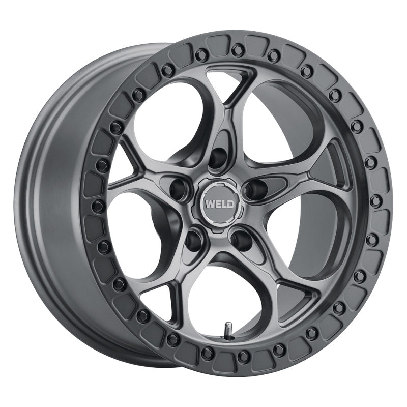 Weld Off-Road W107 17x9L Ledged Aluminum Wheel with Satin Black Finish - Part W10779075450