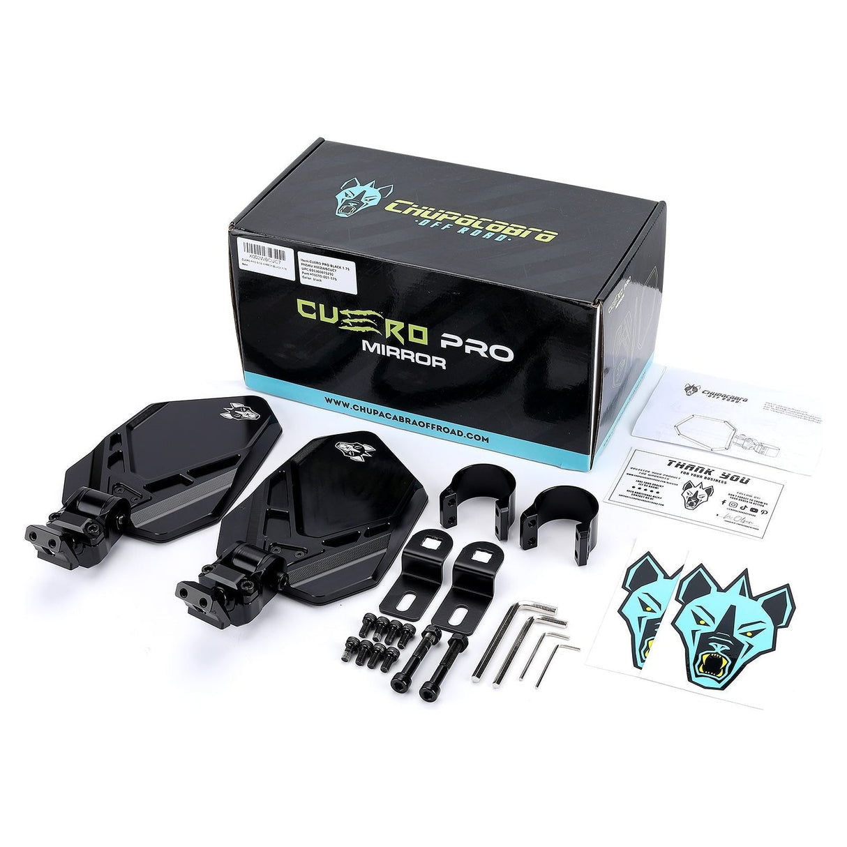 Cuero Pro UTV Side Mirror (Pair) | Chupacabra Offroad