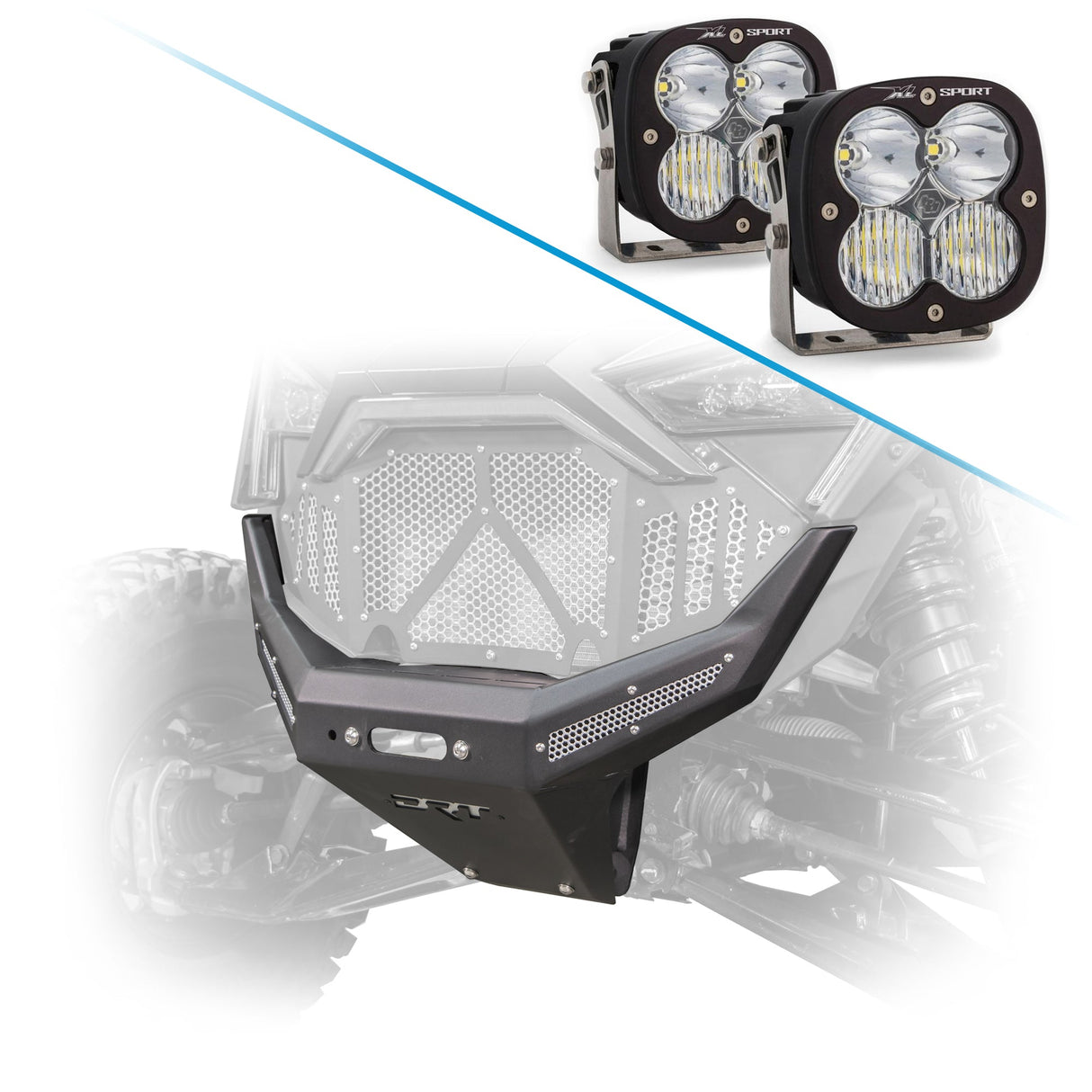 DRT Polaris RZR Pro R / Turbo R 2020-2024 Front Winch Bumper