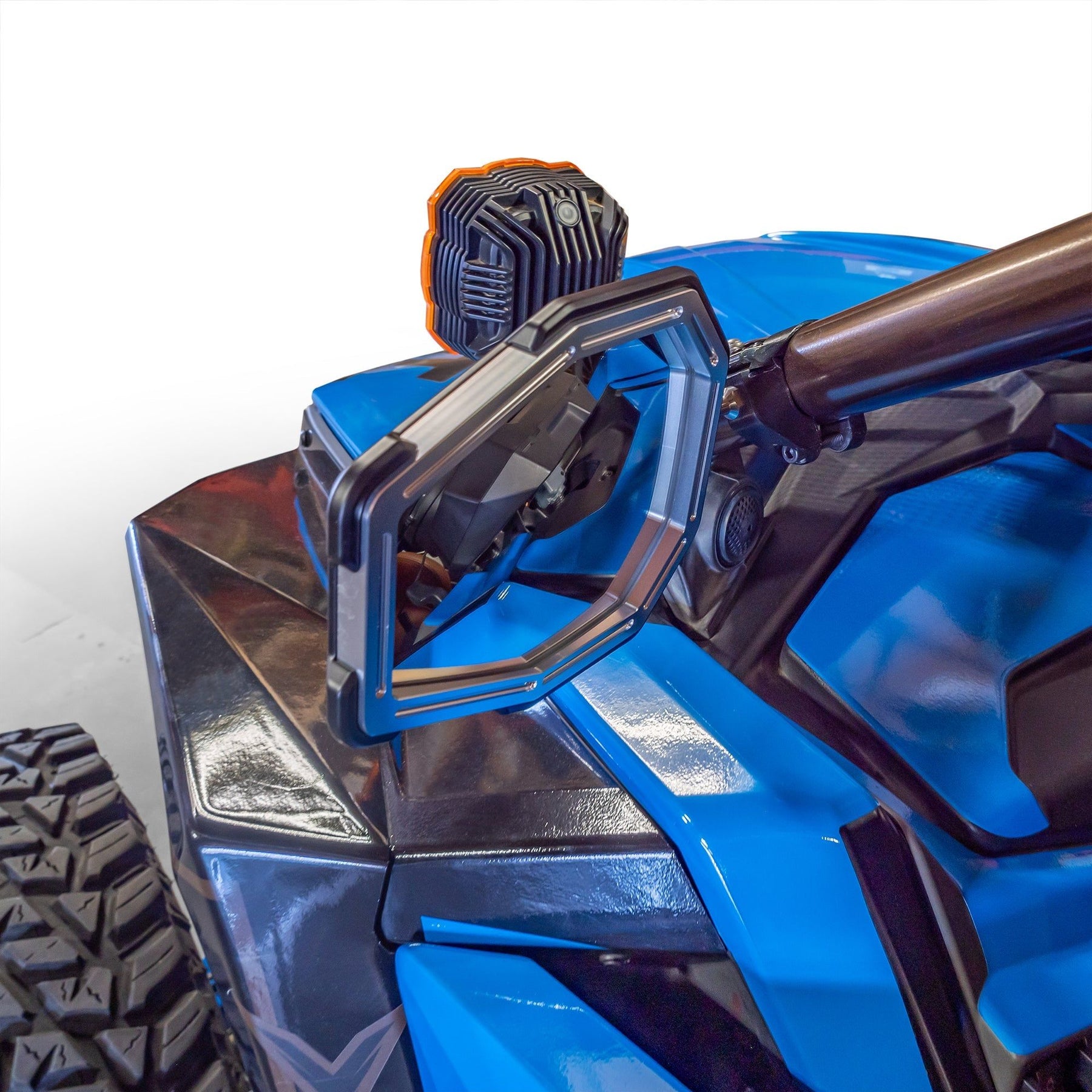 Billet Aluminum Tactical Convex Side Mirror Set | DRT Motorsports