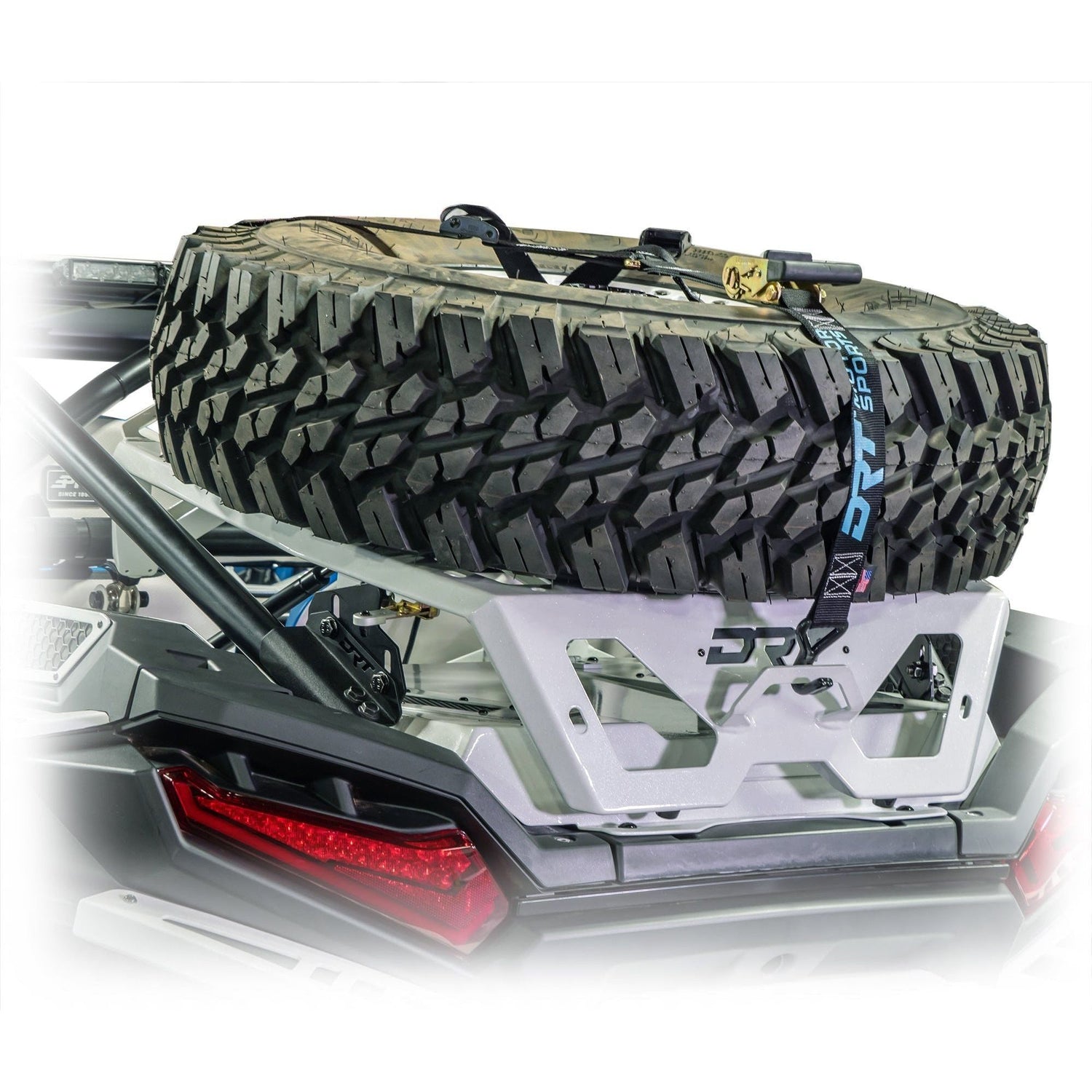 Polaris RZR XP Tire Carrier / Adventure Rack | DRT Motorsports