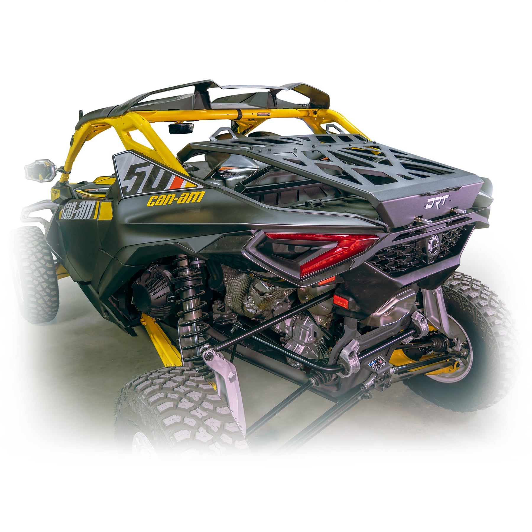 Can Am Maverick R Tire Carrier / Adventure Rack | DRT Motorsports