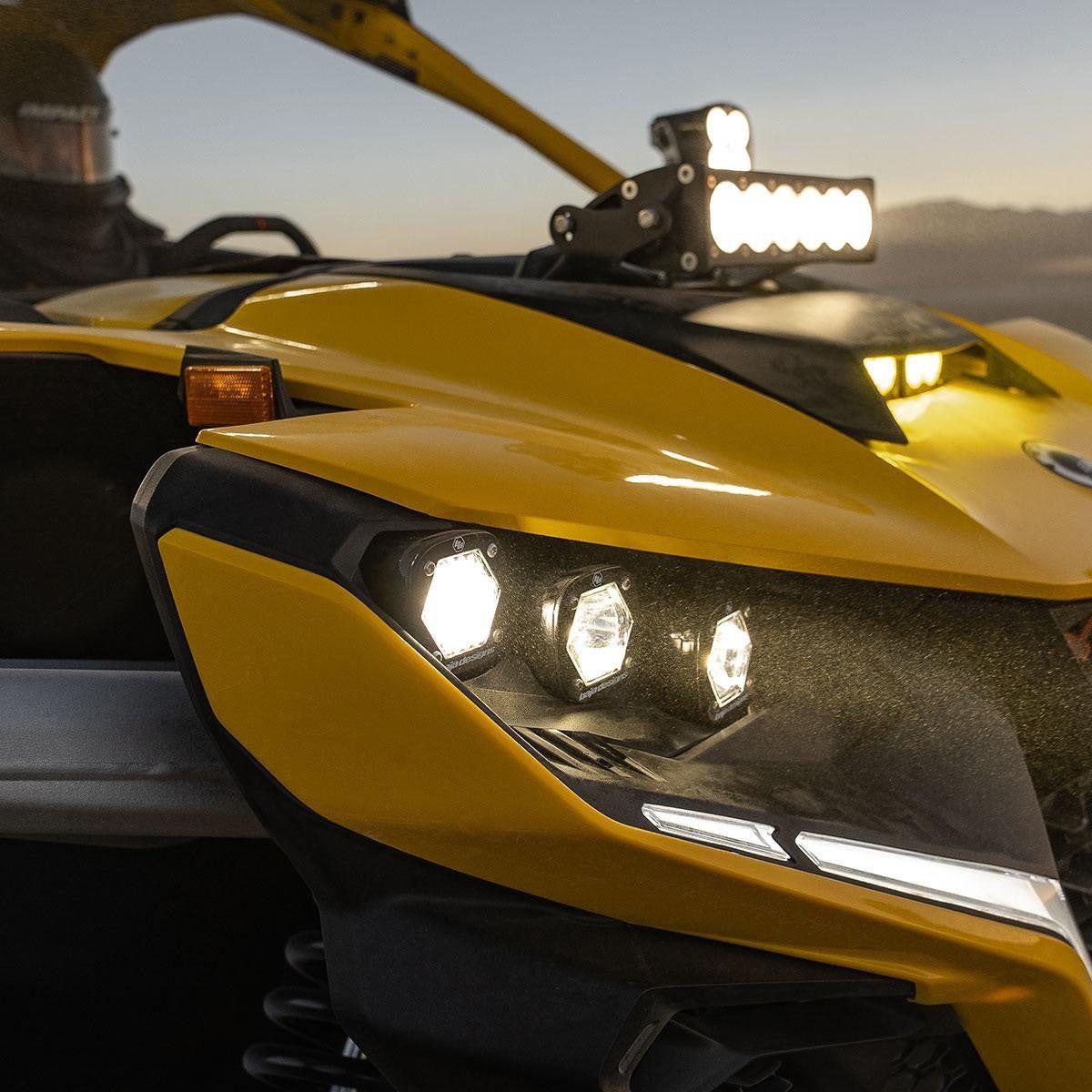 Can Am Maverick R Triple S1 Headlight Kit | Baja Designs