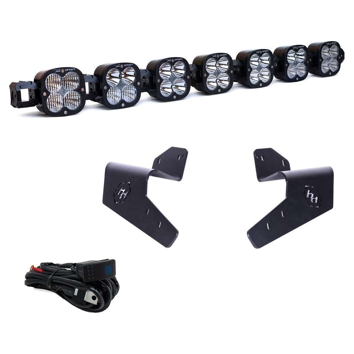 Can Am Maverick R 7XL Linkable Roof Mount Kit | Baja Designs