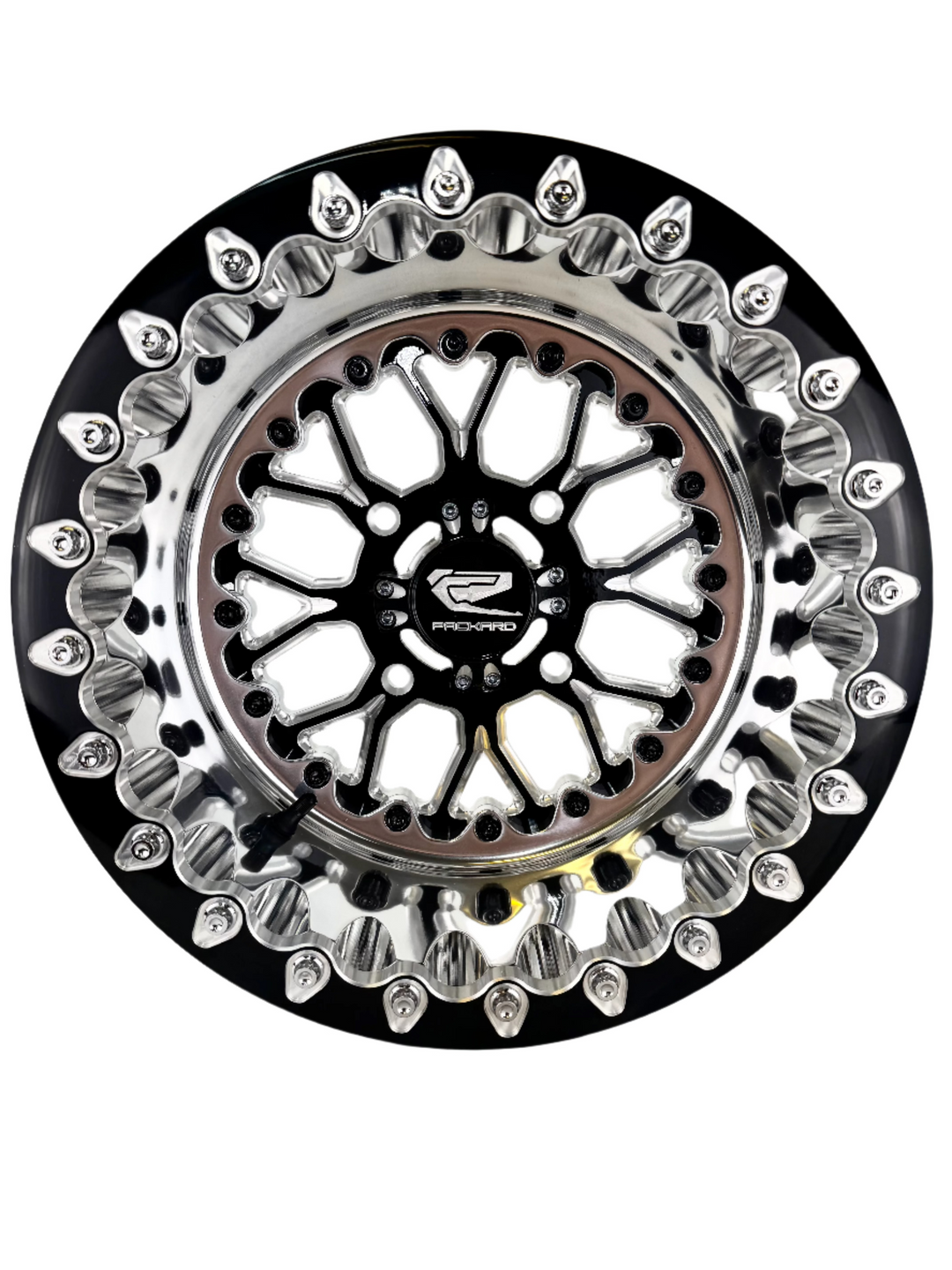 Wishbone - FF Forged Polished Beadlock - Gloss Black