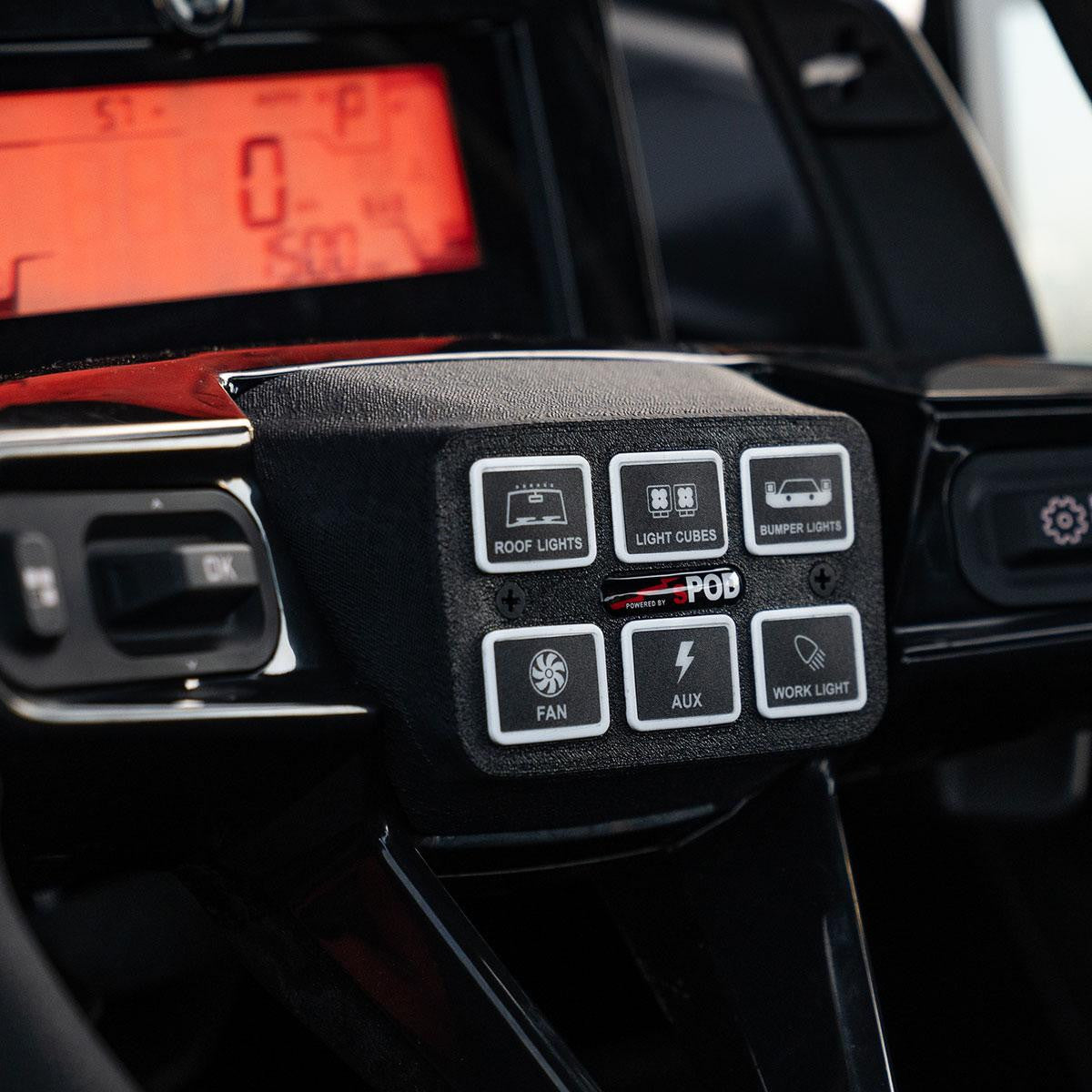 Can Am Maverick R Mini6 Steering Wheel Mount Kit | Baja Designs