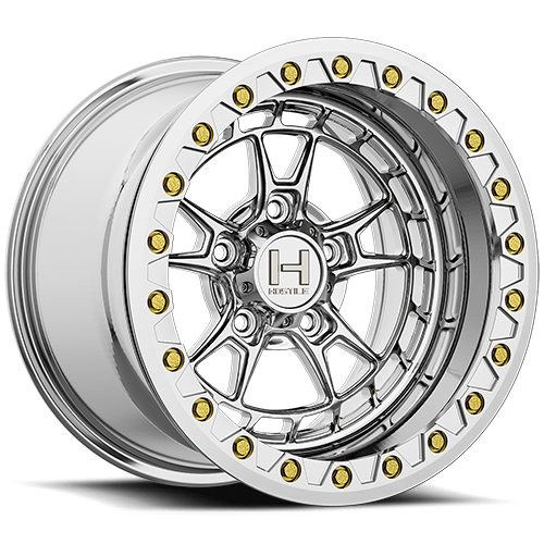 HF32 Rival Beadlock UTV Forged Wheel (Polished) | Hostile