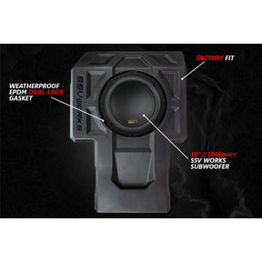 Kawasaki KRX Lighted 5-Speaker System with Head Unit | SSV Works