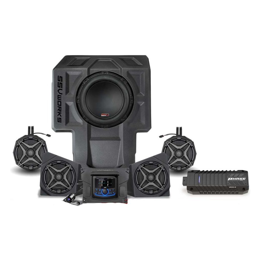 Kawasaki KRX A-Spec 5 Speaker Audio-Kit with JVC | SSV Works