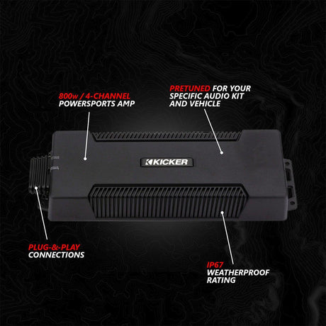 Can Am Maverick R Phase-6 K-Spec 1650watt 6-Speaker System with 8" Horns | SSV Works