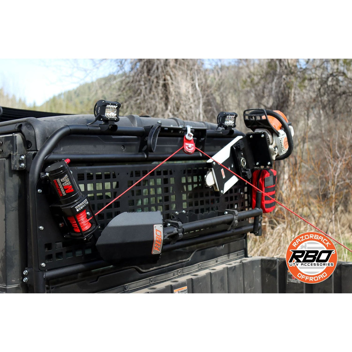 Polaris Ranger XP 1000 SidePuller Winch Rack | Razorback Offroad