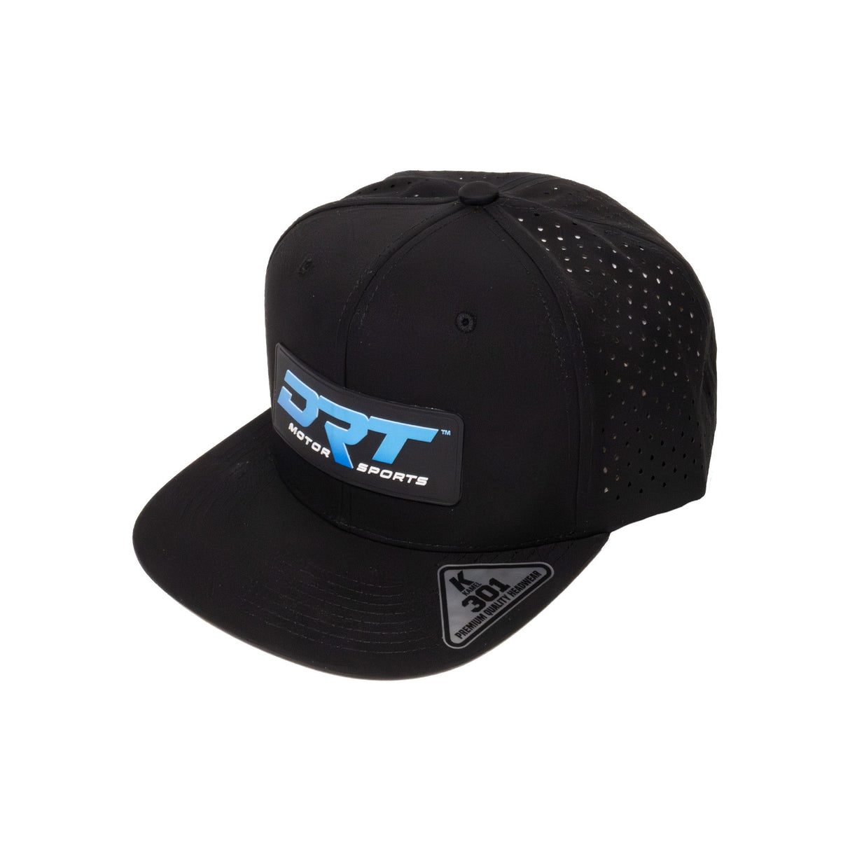 DRT Motorsports Recharged Series Snap-back Hat - Black/Black