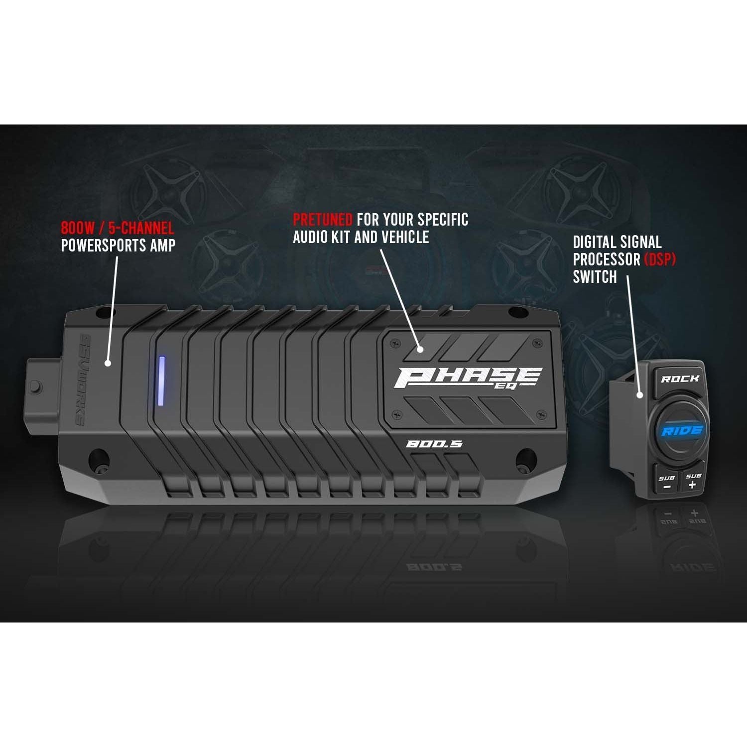 Polaris RZR Pro / Turbo R Phase X 5-Speaker Audio System | SSV Works