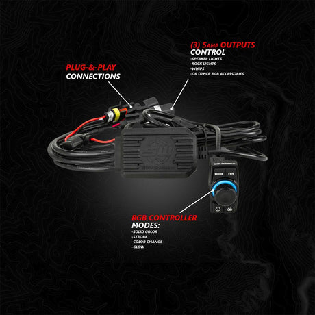 Can Am Maverick R Phase-5 V-Spec 1650watt 6-Speaker System | SSV Works