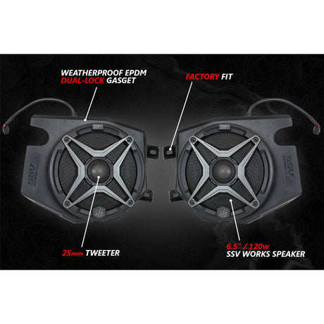 Polaris RZR A-Spec 3 Speaker Plug-&-Play Kit with JVC | SSV Works