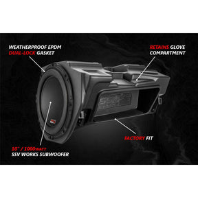 Polaris RZR Lighted 3-Speaker System with Head Unit | SSV Works