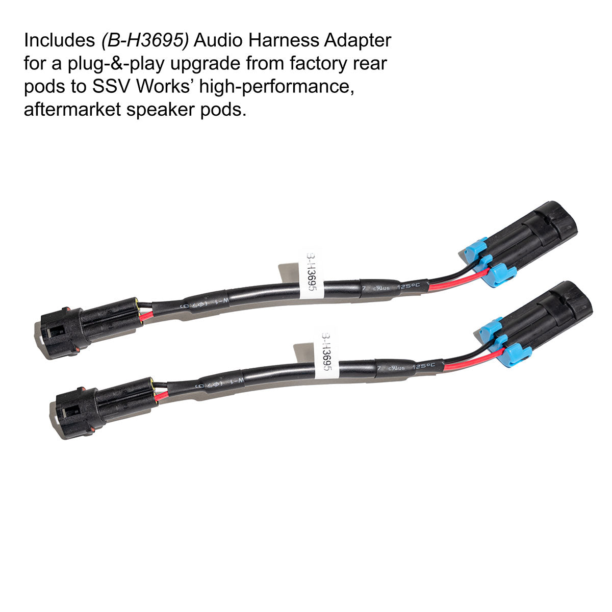 2025 Polaris® RZR Pro R / Pro S / Pro XP Rear 6.5" Hump Speaker Pods