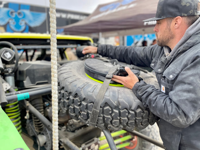 REVOLVE Spare Tire Mounted Storage