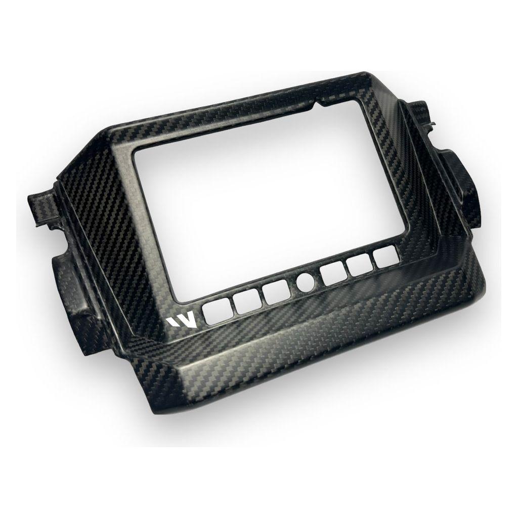 Polaris RZR Pro / Turbo R Carbon Fiber Ride Command Surround | FourWerx