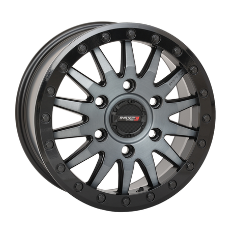 SB-8 Beadlock Wheel (Matte Brushed Grey) | System 3 Off-Road