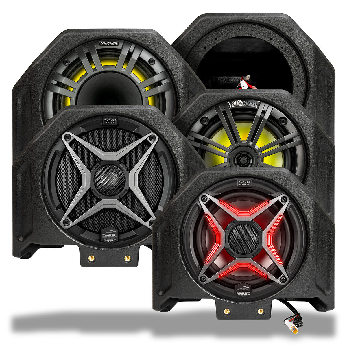 2025 Polaris® RZR Pro R / Pro S / Pro XP Rear 6.5" Hump Speaker Pods