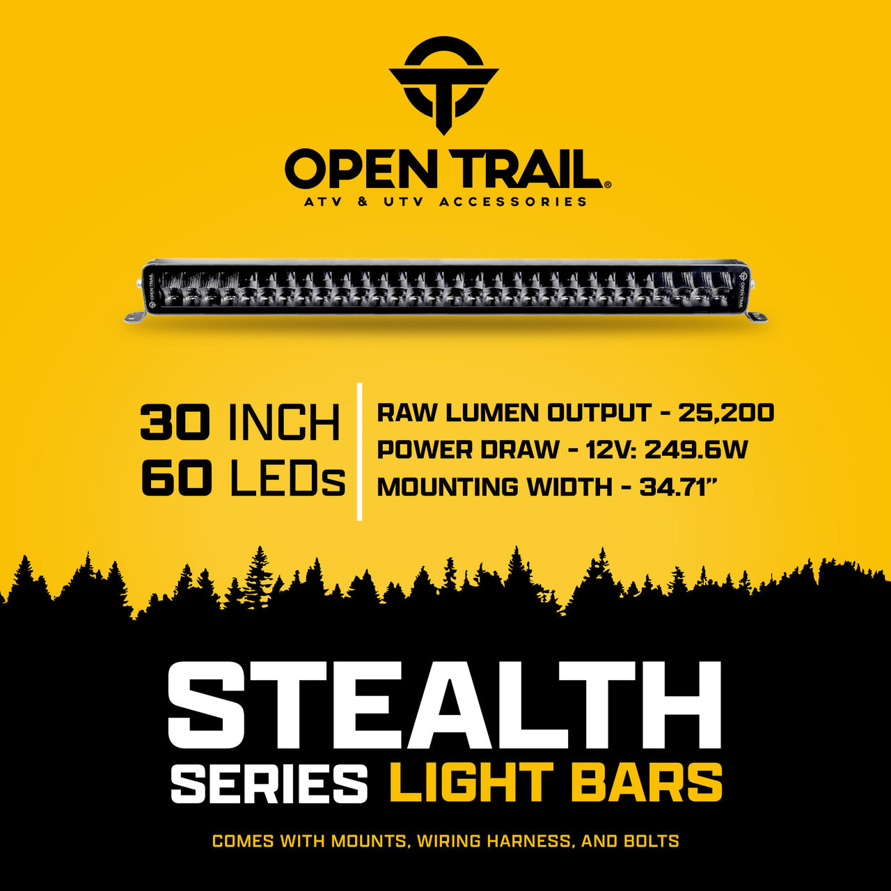 Open Trail STEALTH LED LIGHT BARS