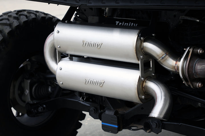 POLARIS XPEDITION DUAL MUFFLER EXHAUST - QUIET SLIP ON
