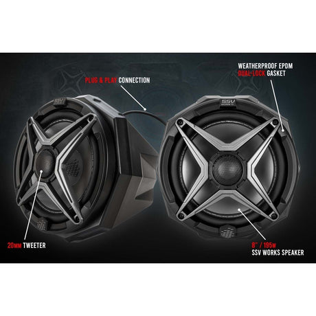 Polaris RZR Ride Command Phase X 5-Speaker Audio System | SSV Works