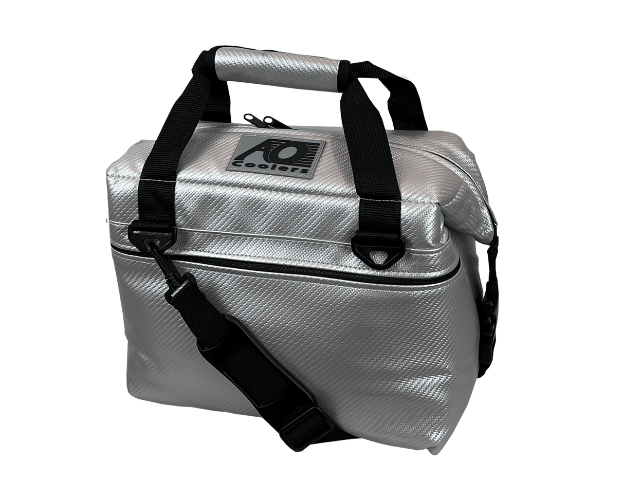 USA MADE Silver Carbon Cooler