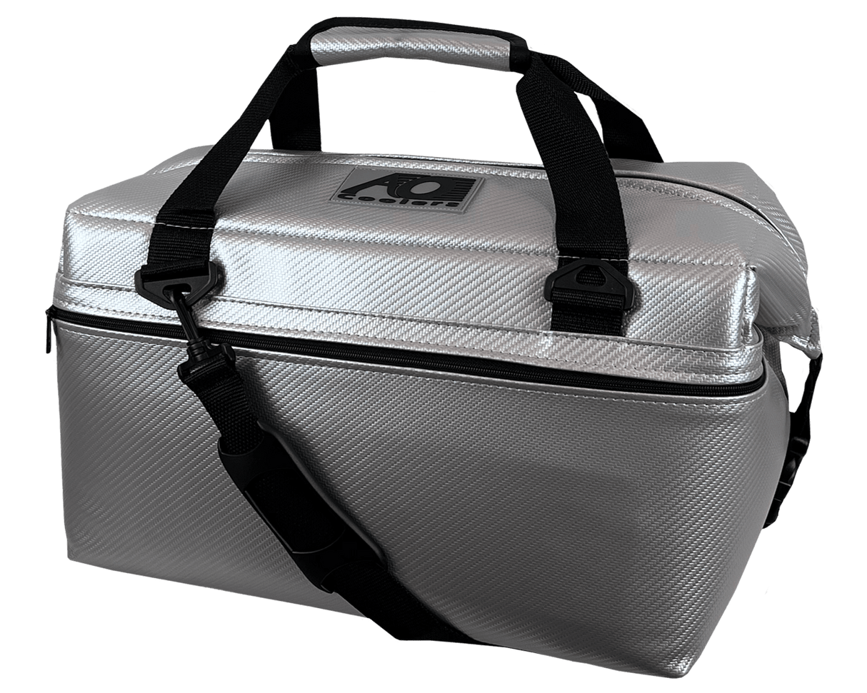USA MADE Silver Carbon Cooler