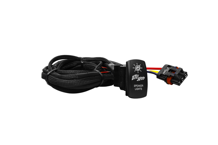 RZR® Pro Series Low Current Harness + Rocker Switch & Pulse Bar Plug
