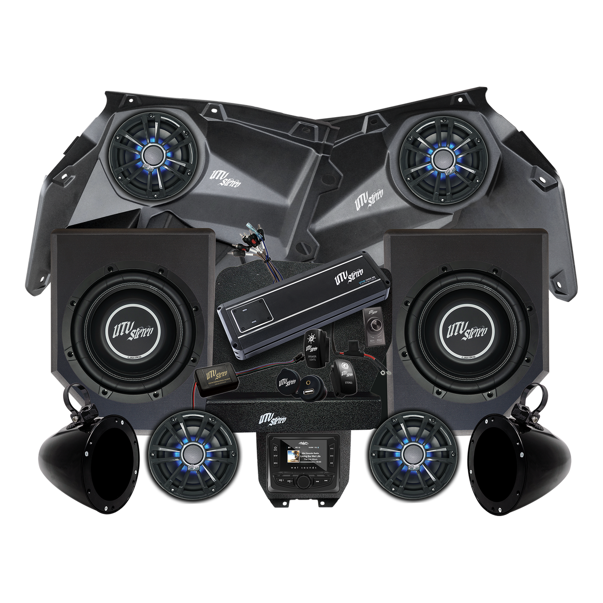 Can Am X3 Signature Series Stage 6 Stereo Kit | UTV Stereo