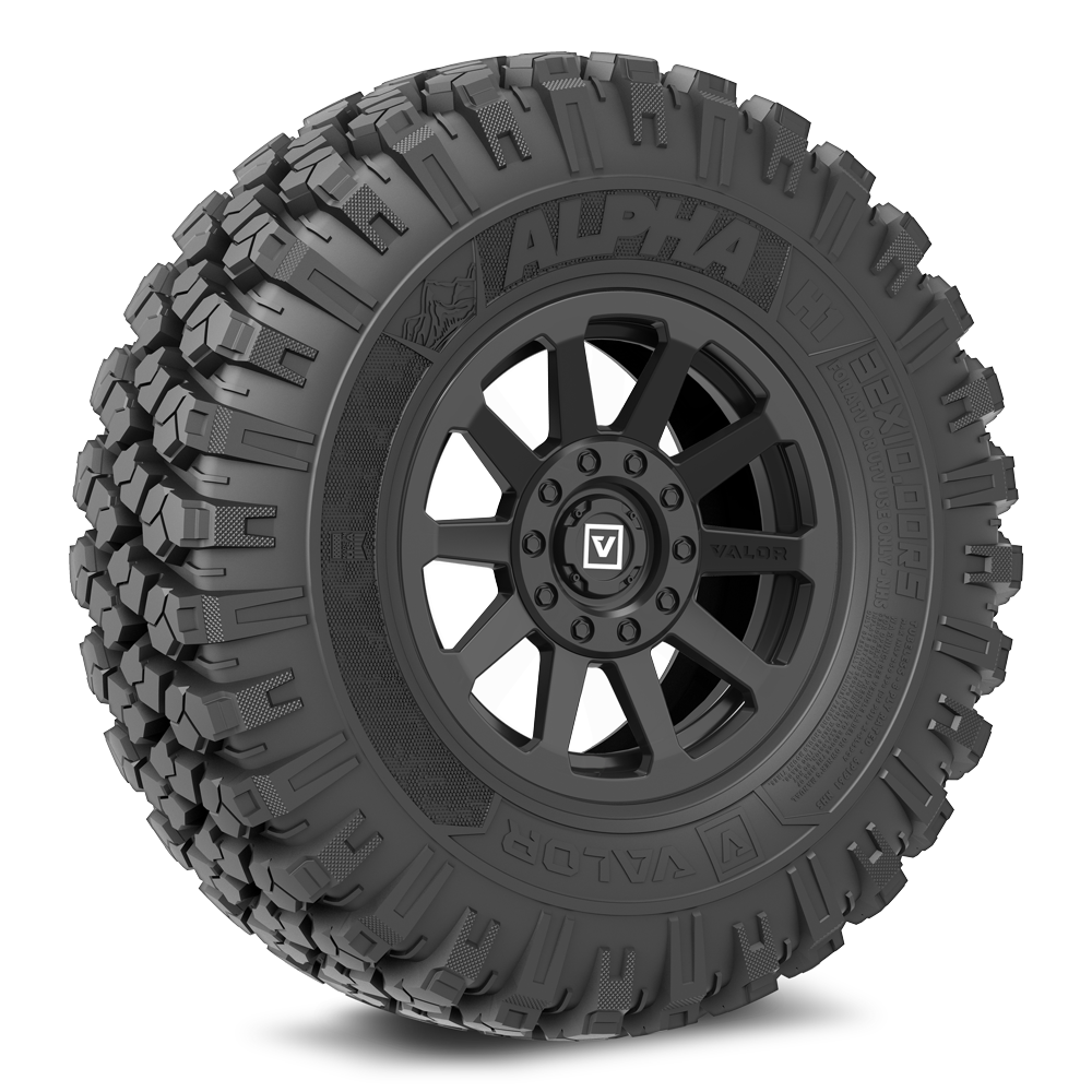 Alpha V02 Wheel & Tire Package | Valor Offroad